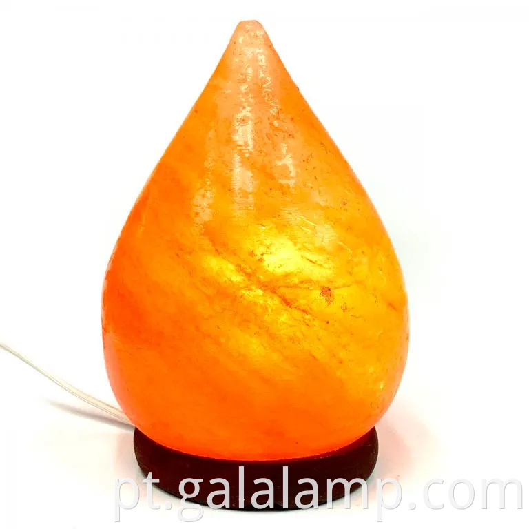 Lâmpada de sal do Himalaia por atacado com luzes LED para decoração caseira